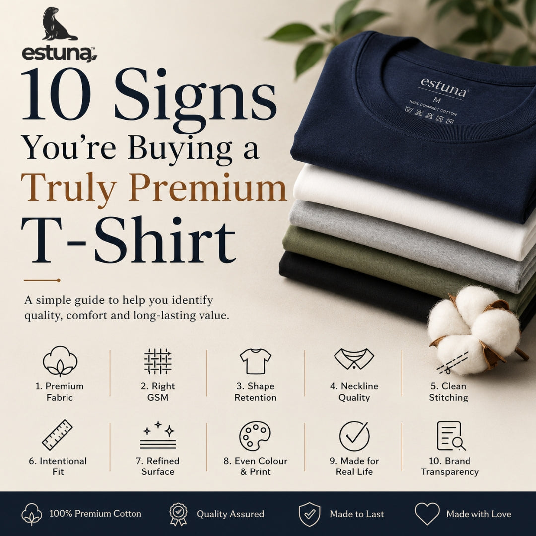 10 Signs You're Buying a Truly Premium T-Shirt