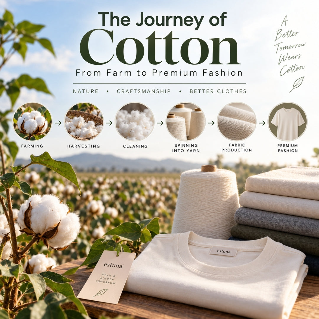 The Journey of Cotton: From Farm to Premium Fashion
