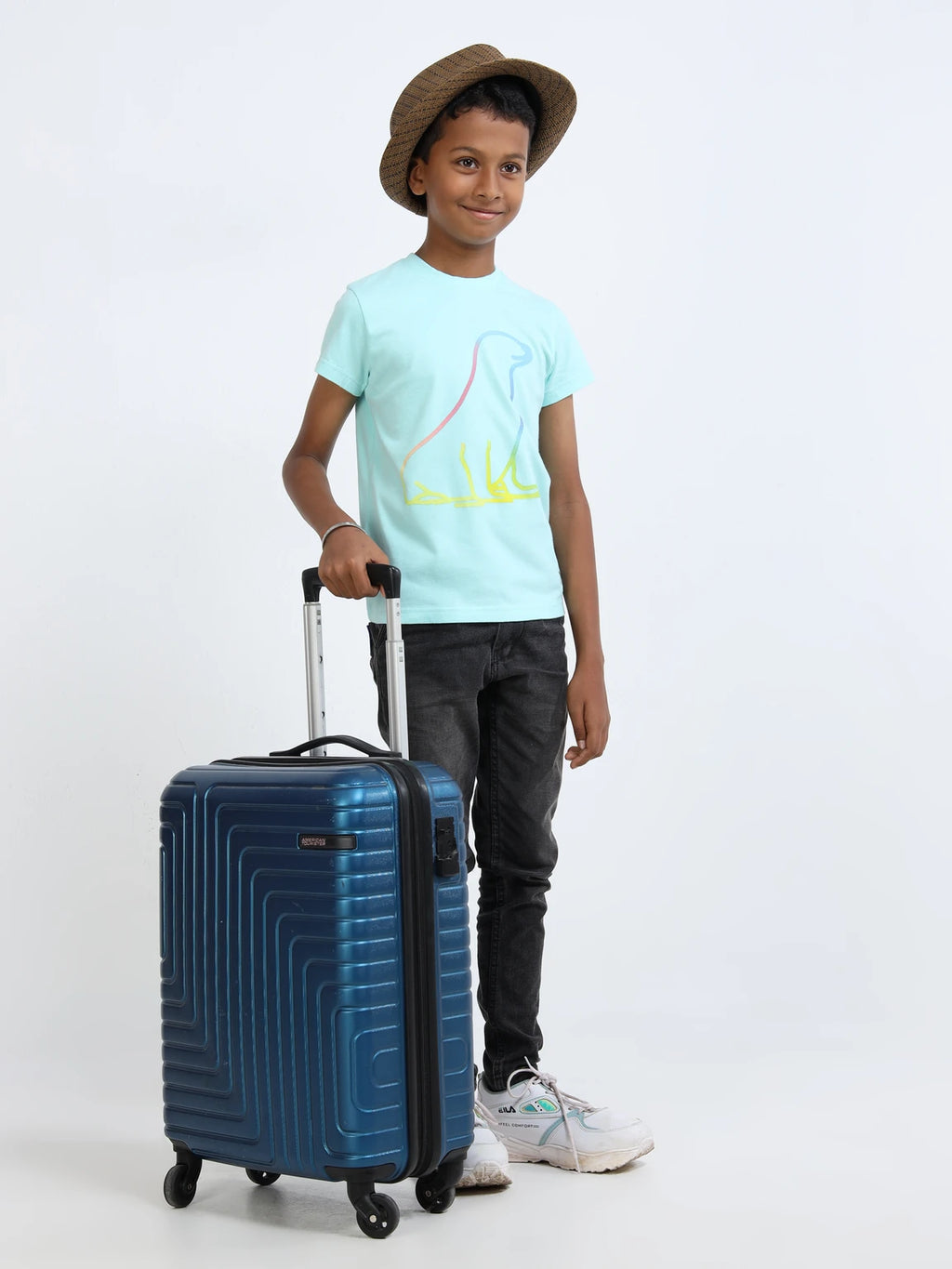 Mint 100% Cotton Crew Neck Boy's T Shirt