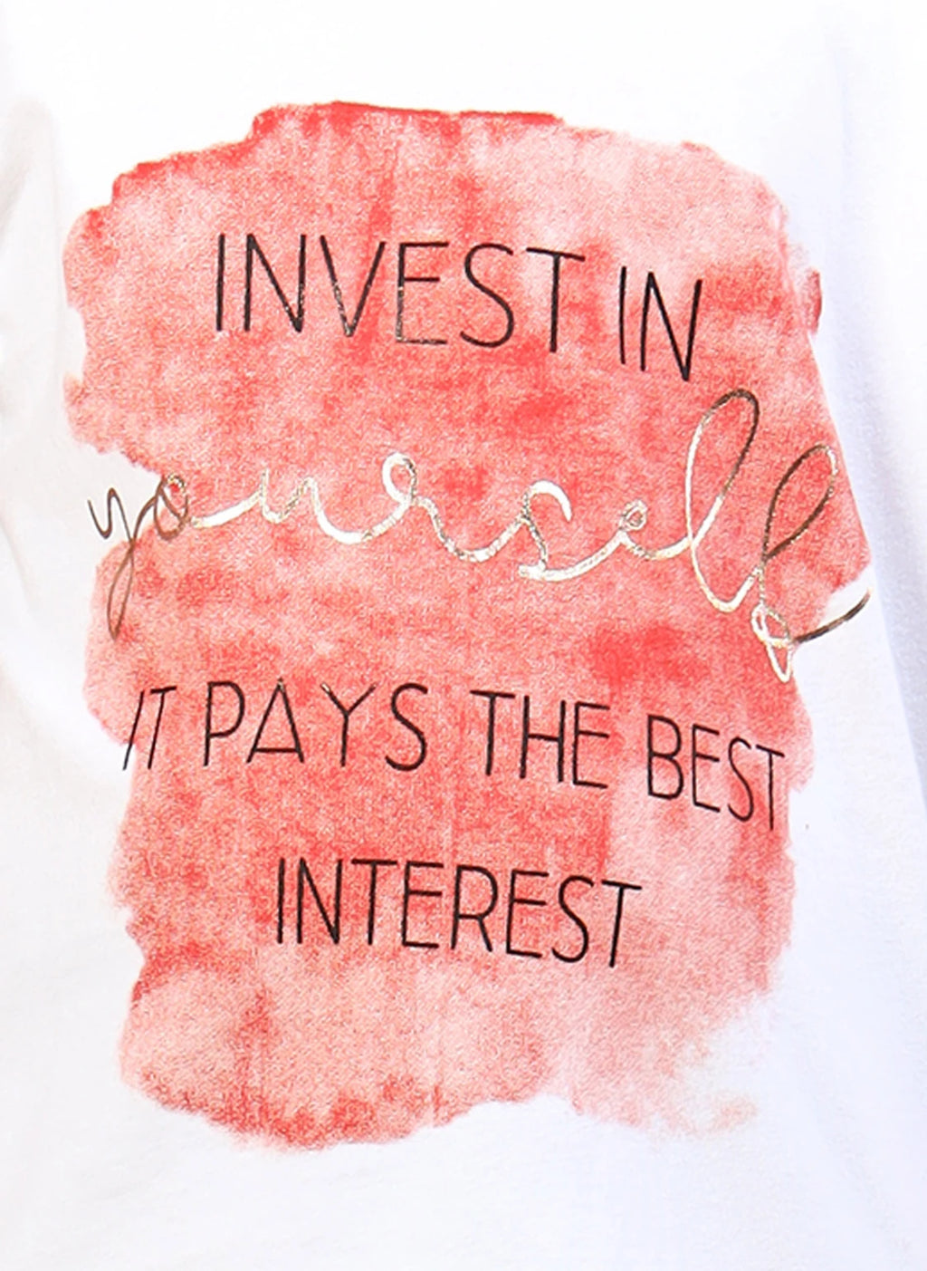 White 100% Cotton Crew Neck Girl's T Shirt