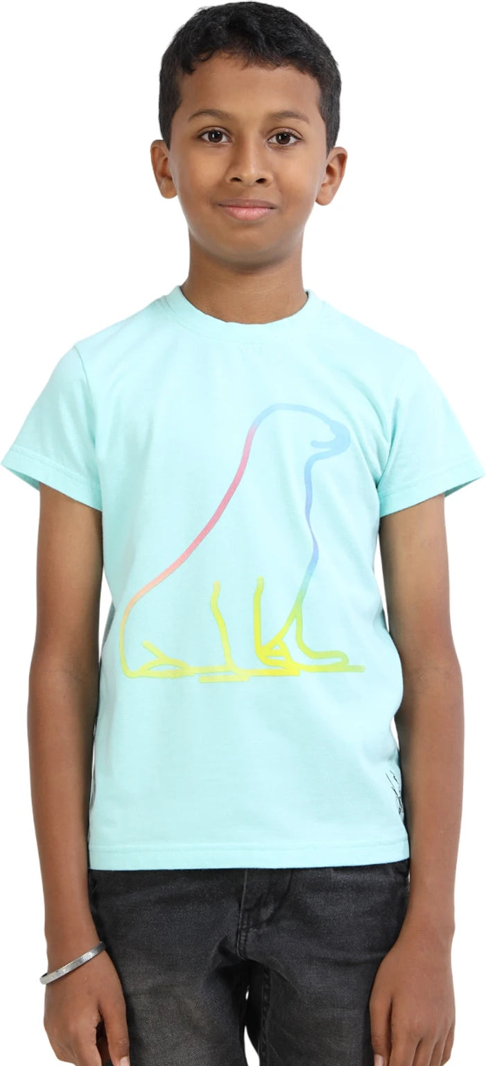 Mint 100% Cotton Crew Neck Boy's T Shirt
