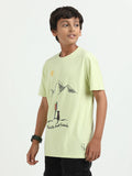 Yellow Kid 100% Cotton Crew Neck Boy's T Shirt