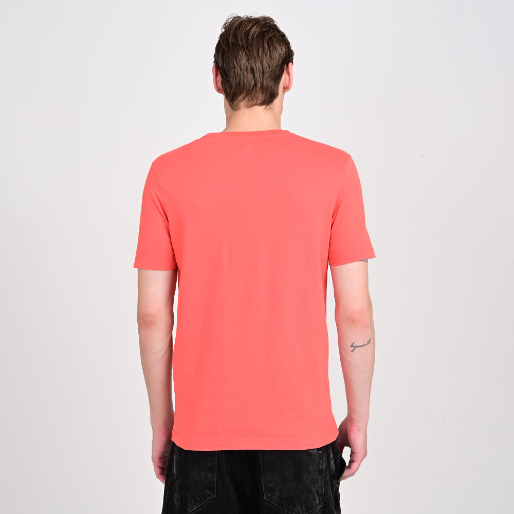 Men's Round Neck Coral T-shirts