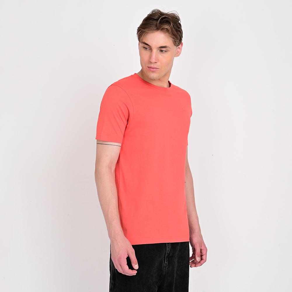 Men's Round Neck Coral T-shirts