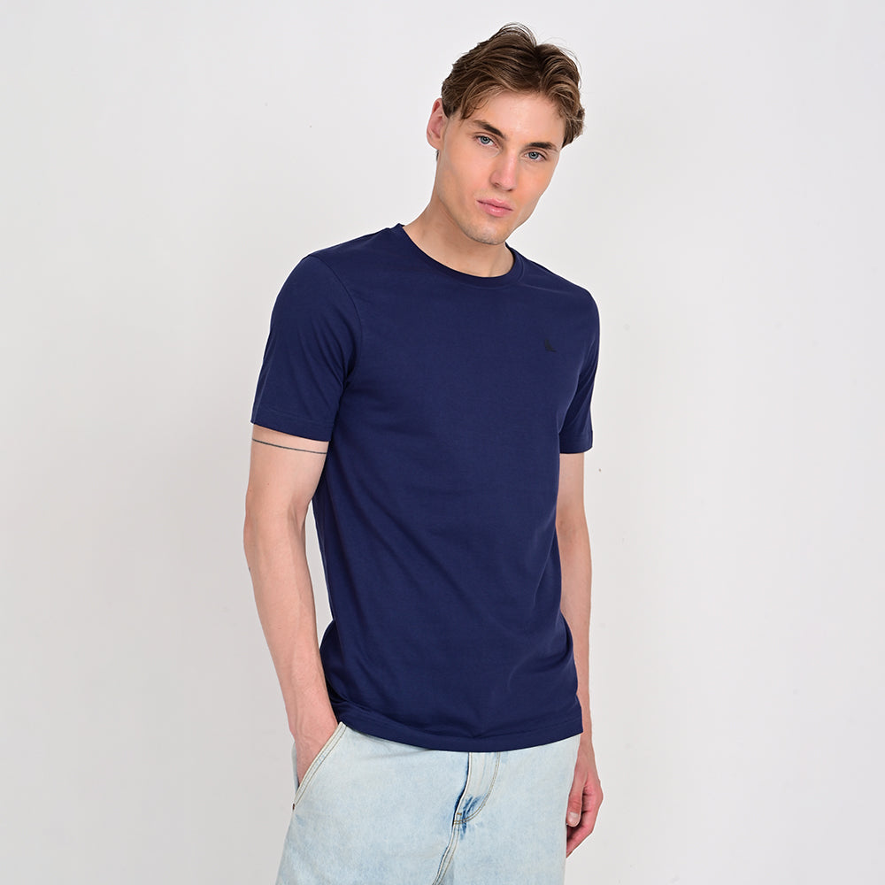 Men's Round Neck Navy T-shirts