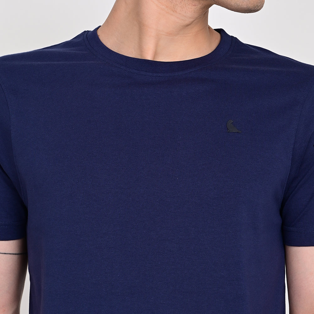 Men's Round Neck Navy T-shirts