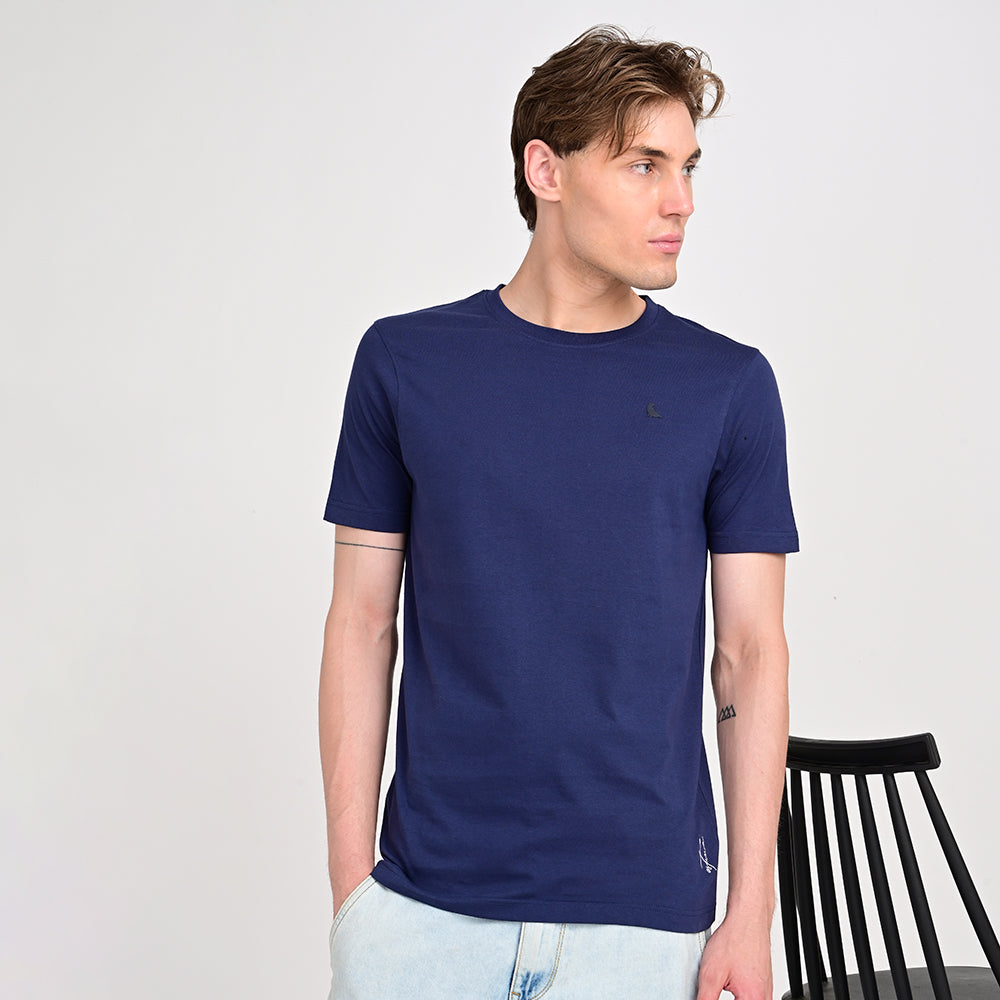 Men's Round Neck Navy T-shirts