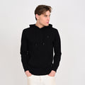 estuna 100% Cotton  – Black Heavy Fabric Men's Hoodie