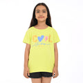 Lime 100% Cotton Crew Neck Girl's T Shirt