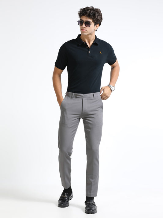 Black 260 GSM Men's Polo Tee for Men