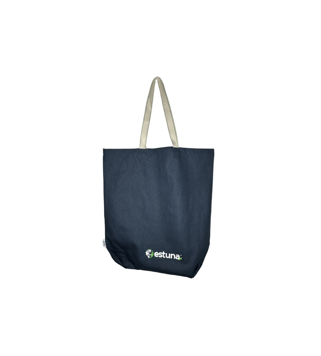 Blue Cotton Tote Bag For Women
