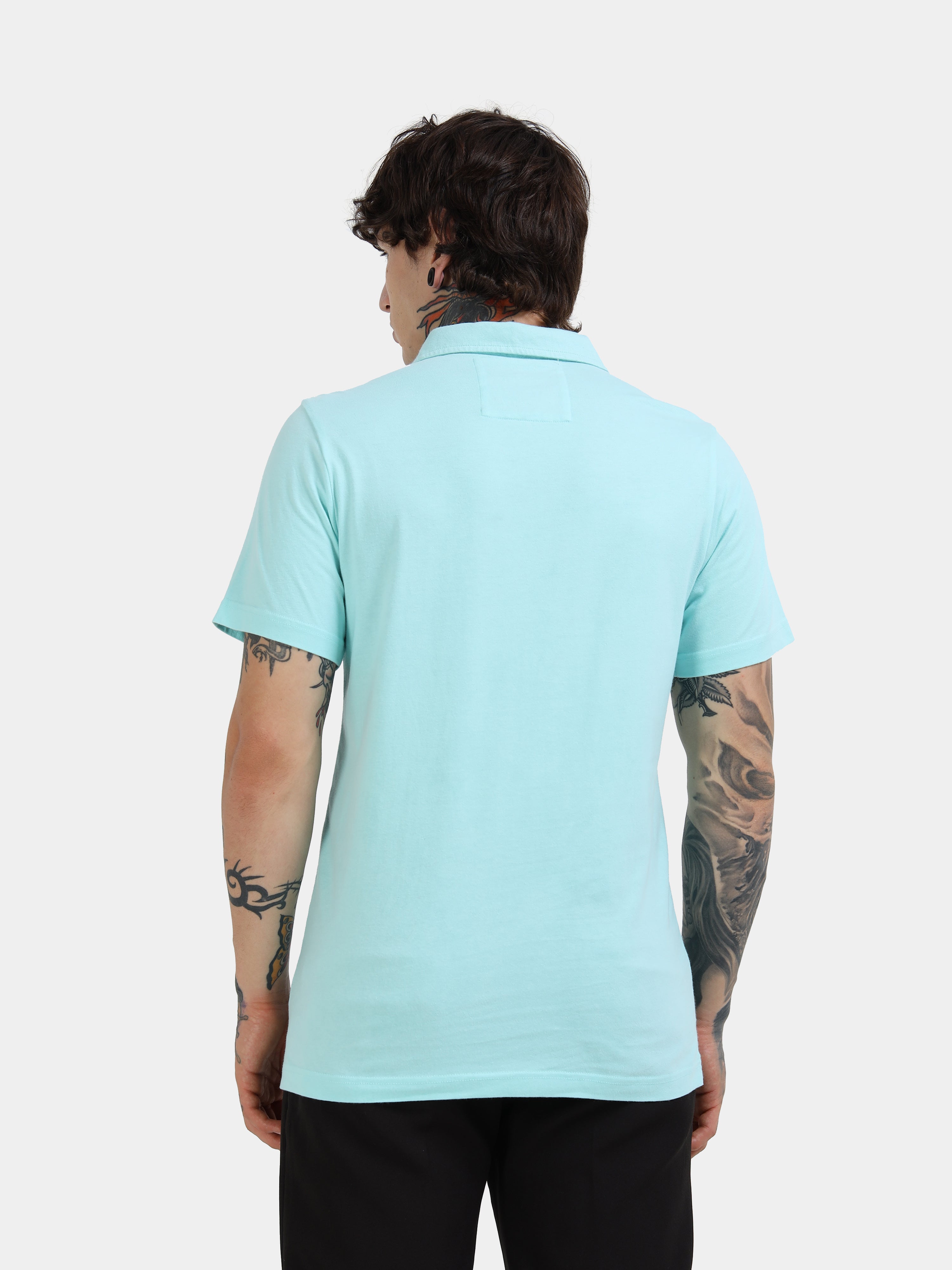 Aqua Self Craft Polo Tee for Men