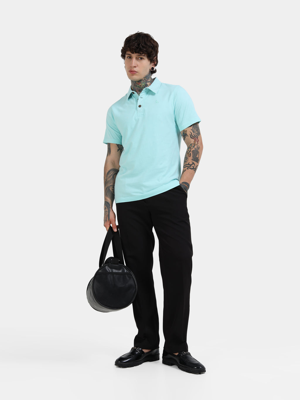 Aqua Self Craft Polo Tee for Men