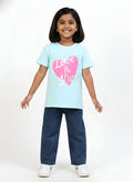 Mint 100% Cotton Crew Neck Girl's T Shirt