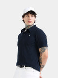 Navy Self Craft Polo Tee for Men