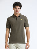Olive 260 GSM  Men's Polo Tee for Men