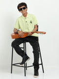 Boys Yellow Kid Polo Tee – Premium Compact Cotton | Soft, Breathable and Skin-Friendly