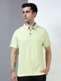 Yellow Kids Self Craft Polo Tee for Men
