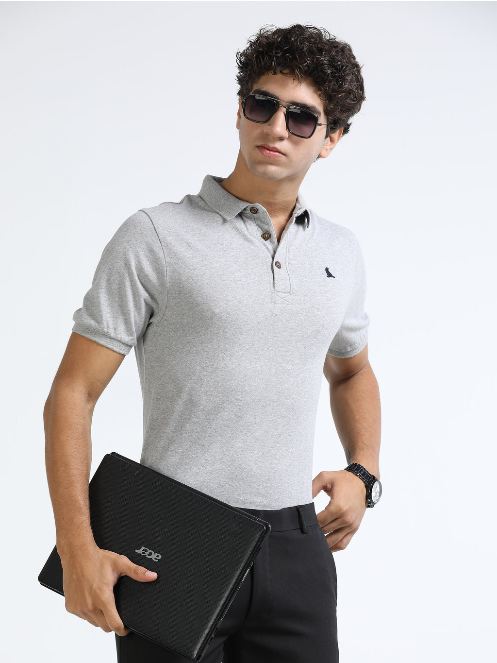 Melange 260 GSM Men's Polo Tee for Men