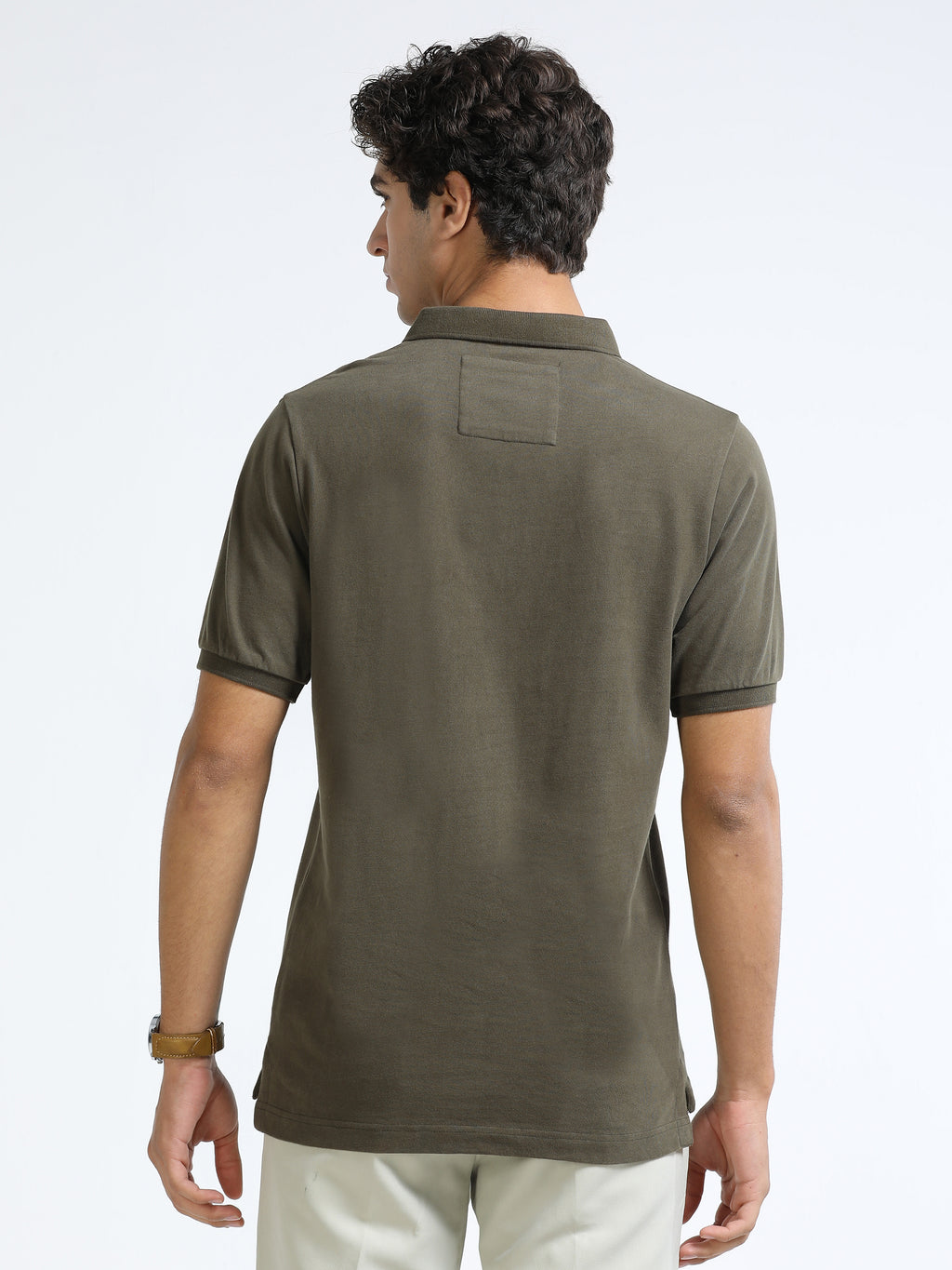 Olive 260 GSM  Men's Polo Tee for Men
