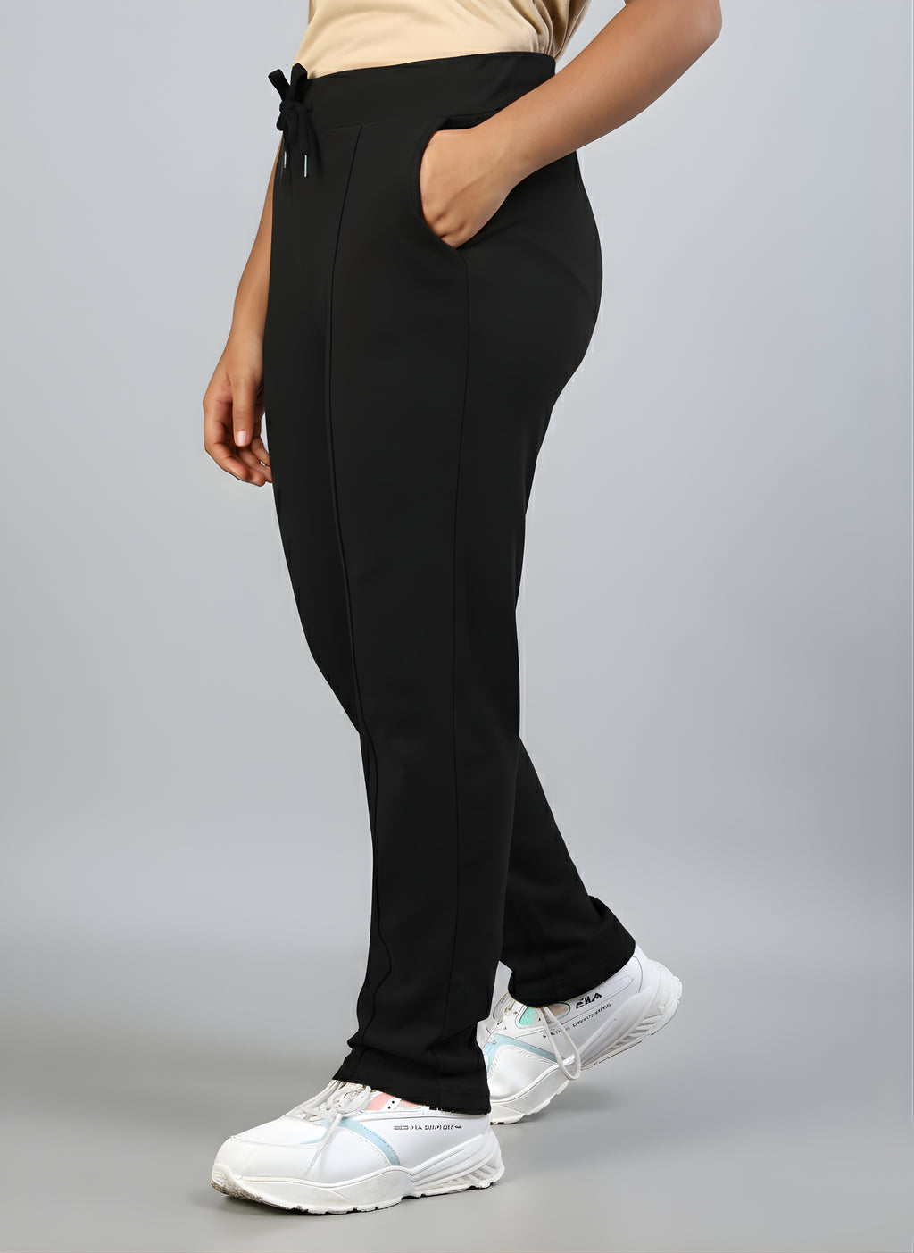 Girl's Black Jogger Pant