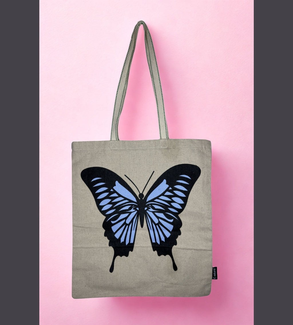 White Cotton Tote Bag For Women