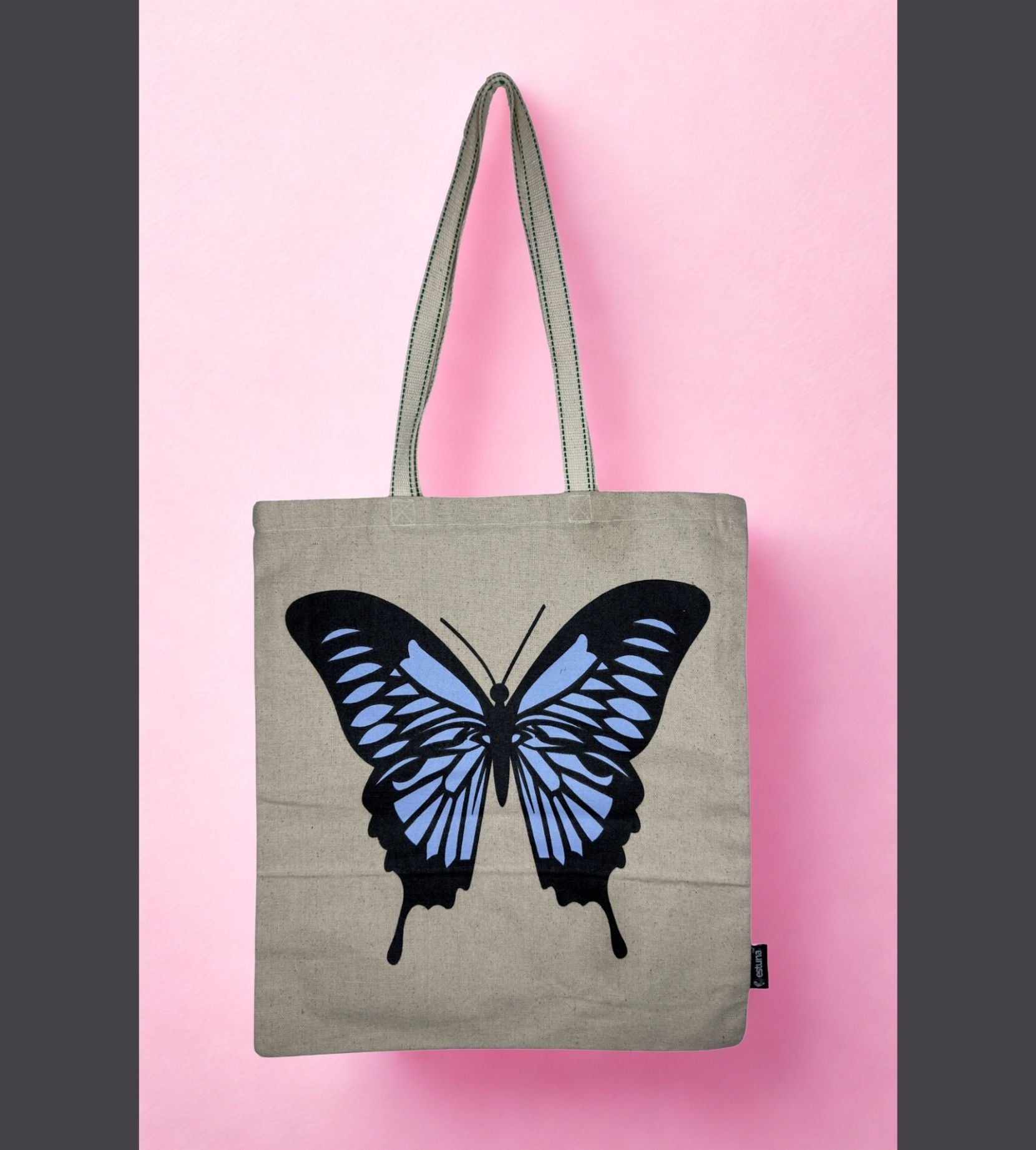 White Cotton Tote Bag For Women