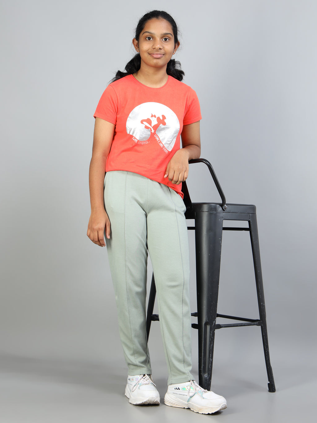 Girl's Olive Green Jogger Pant