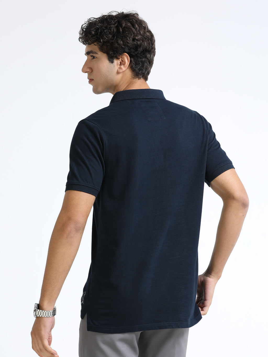 Navy 260 GSM  Men's Polo Tee for Men