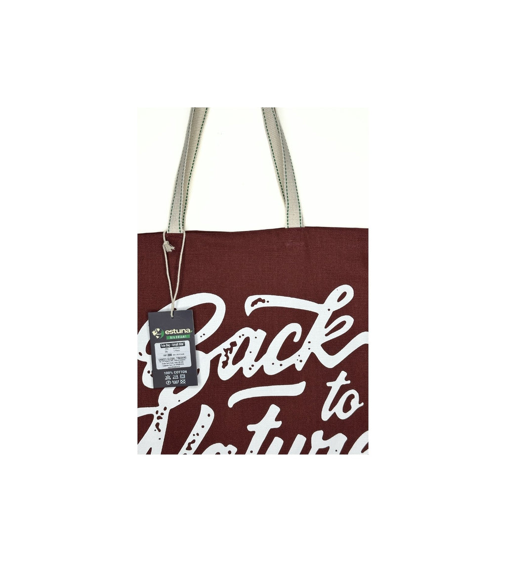 Maroon Cotton Tote Bag For Women