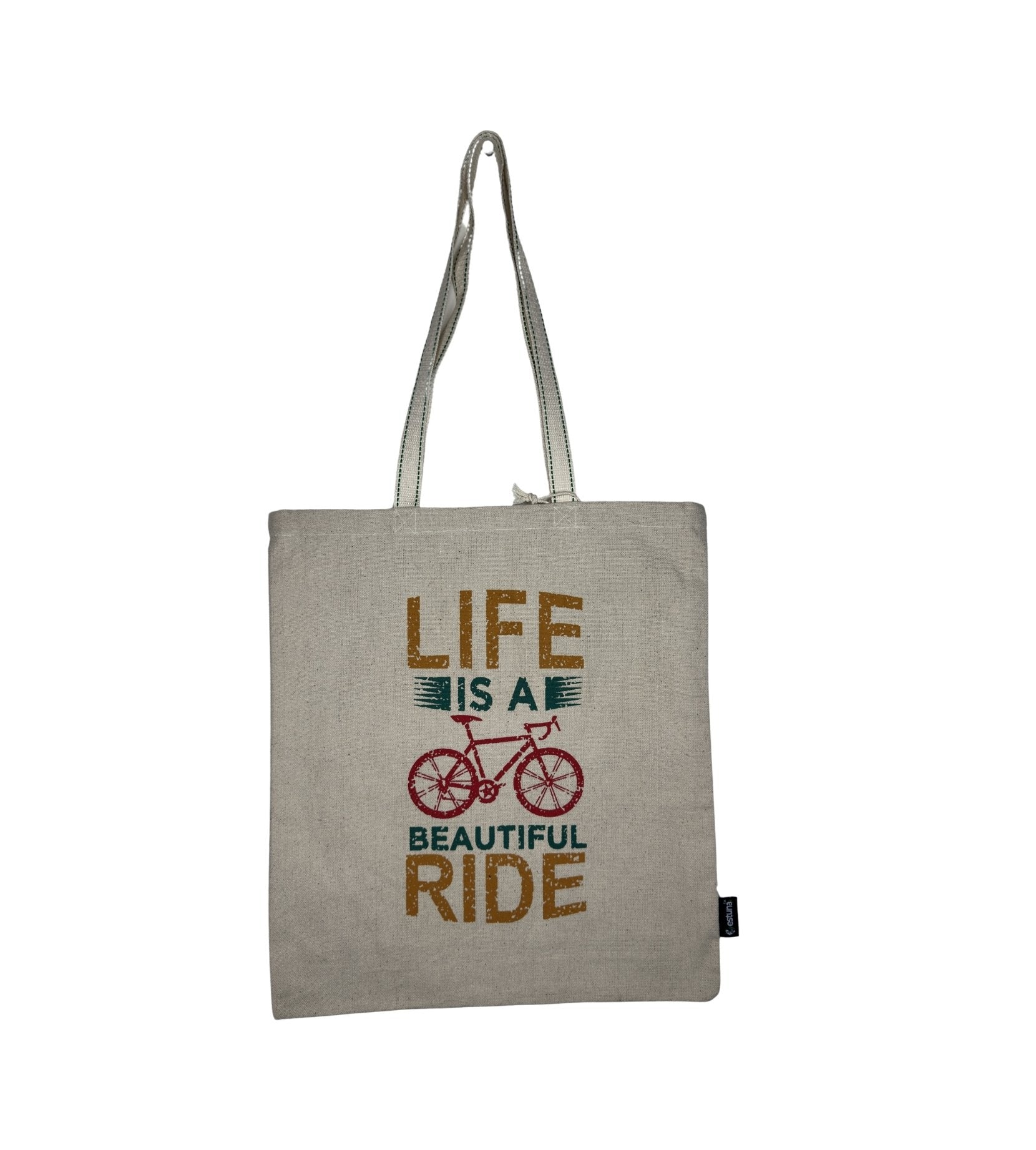 White Cotton Tote Bag For Women