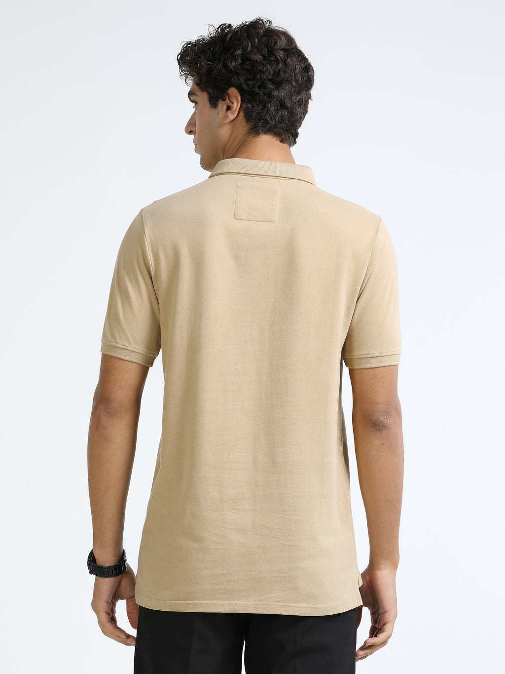 Beige 260 GSM  Men's Polo Tee for Men