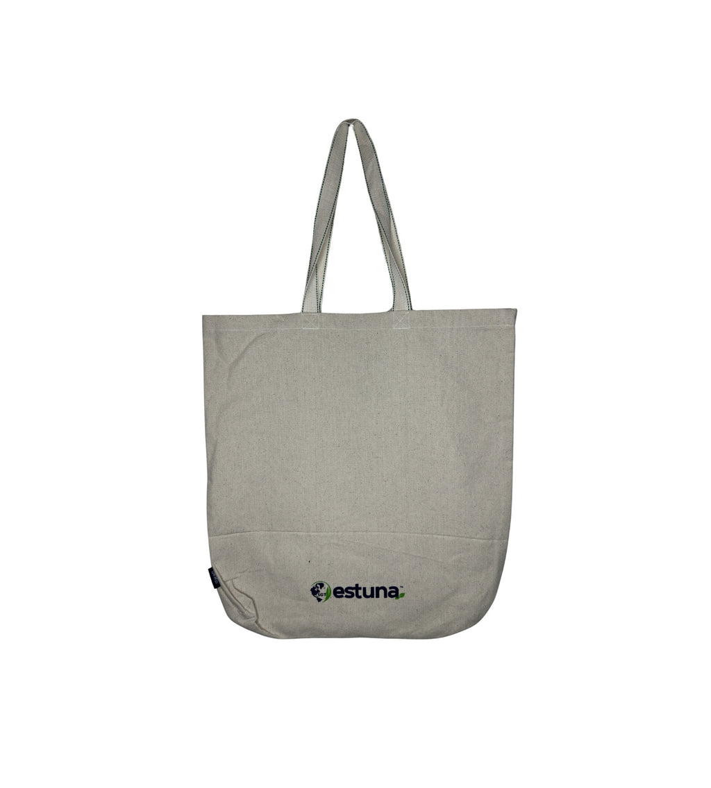 White Cotton Tote Bag For Women