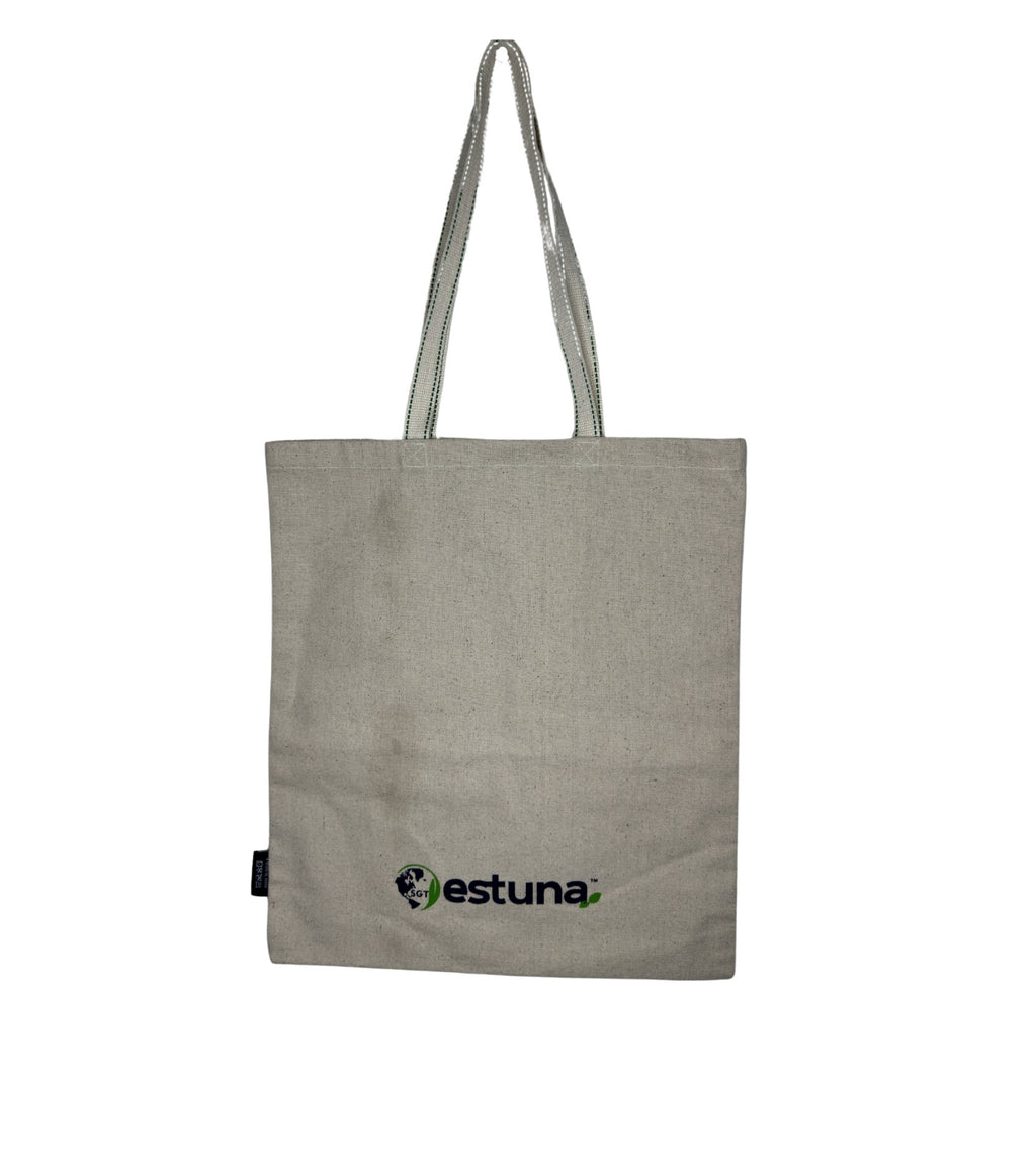 White Cotton Tote Bag For Women