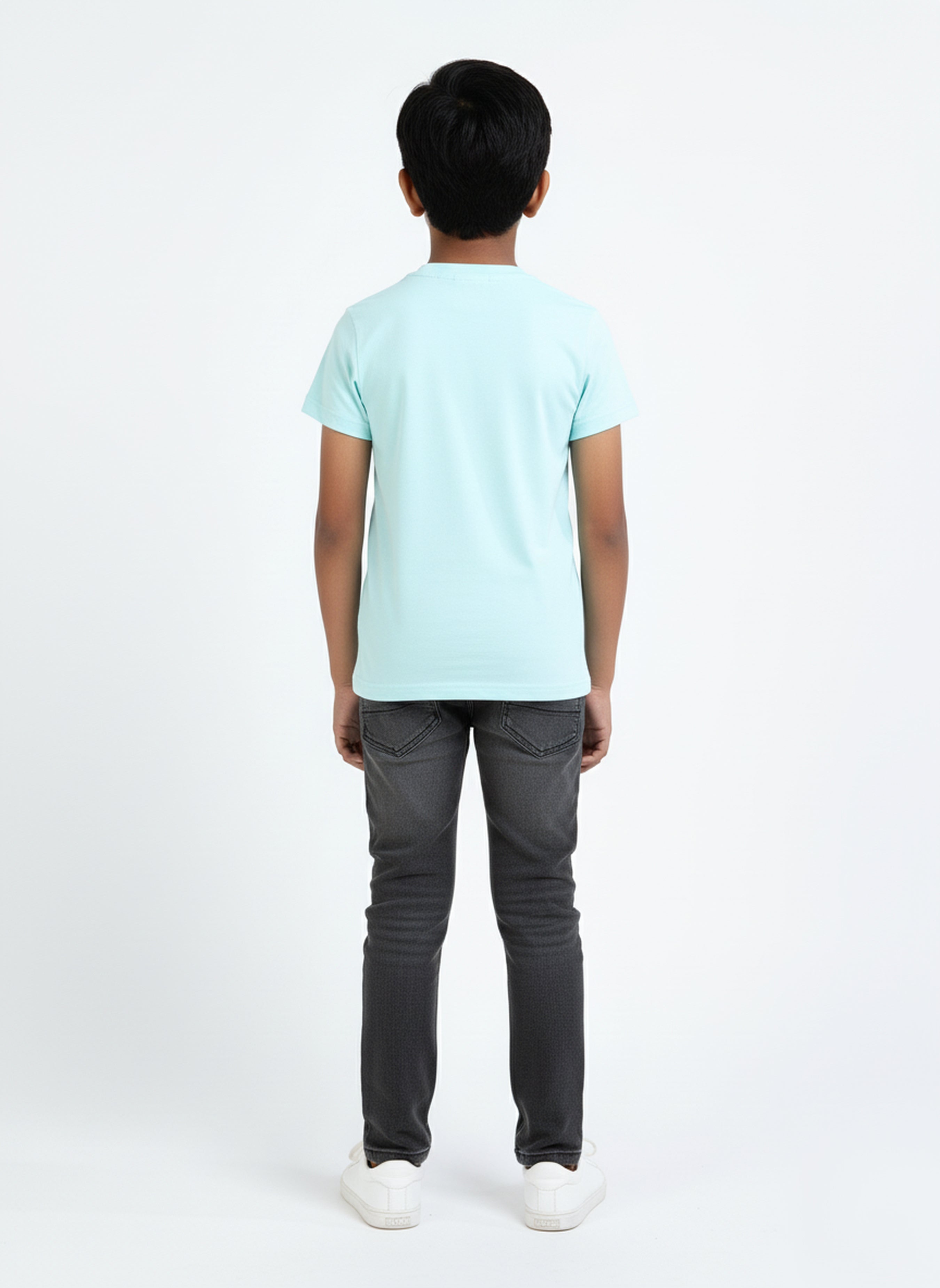 Mint 100% Cotton Crew Neck Boy's T Shirt
