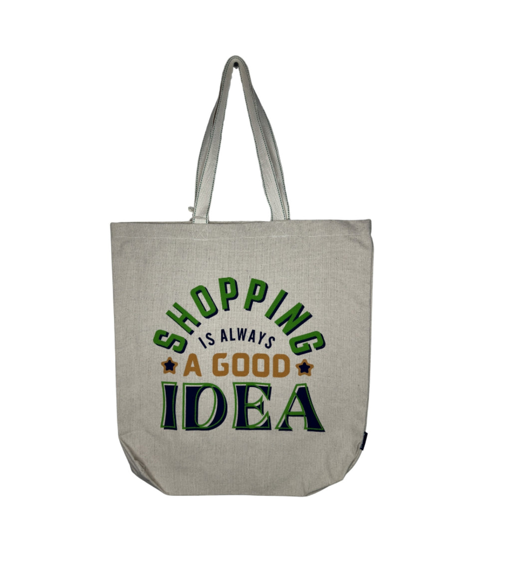 White Cotton Tote Bag For Women