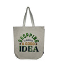 White Cotton Tote Bag For Women