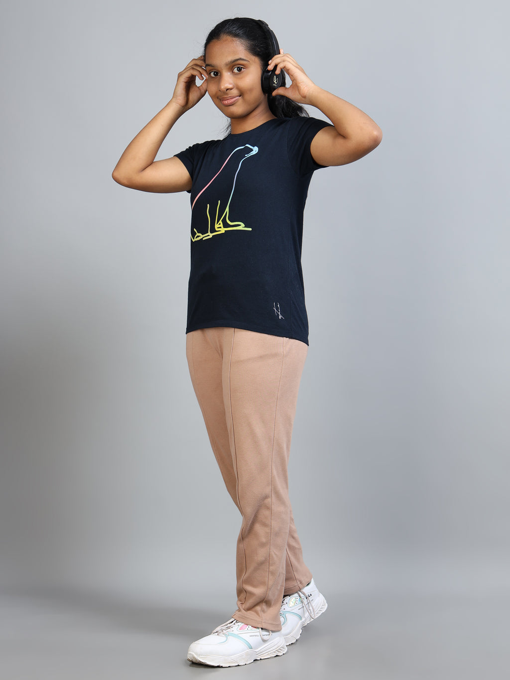 Girl's Begie Jogger Pant
