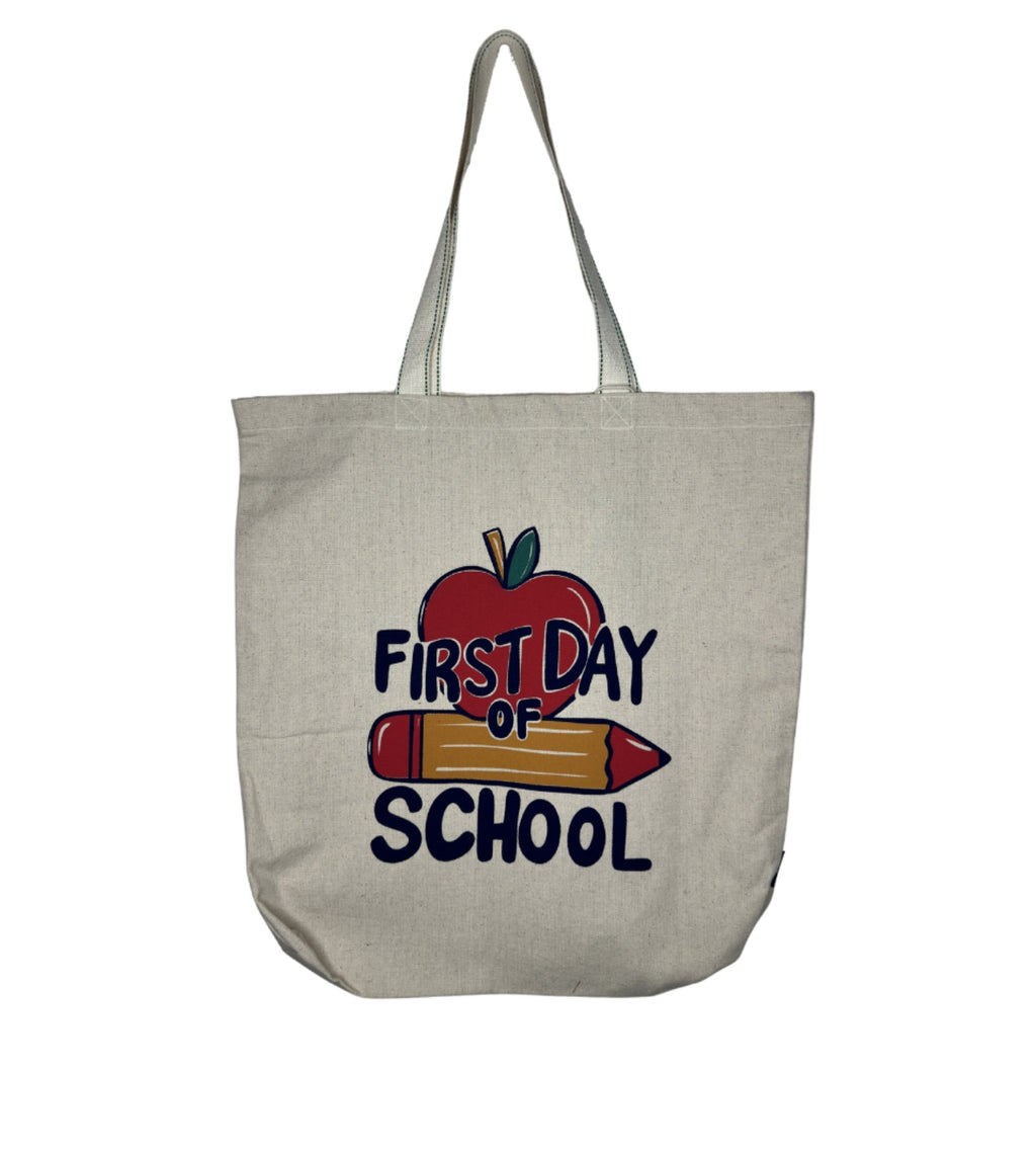 White Cotton Tote Bag For Women
