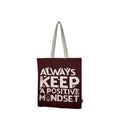Maroon Cotton Tote Bag For Women