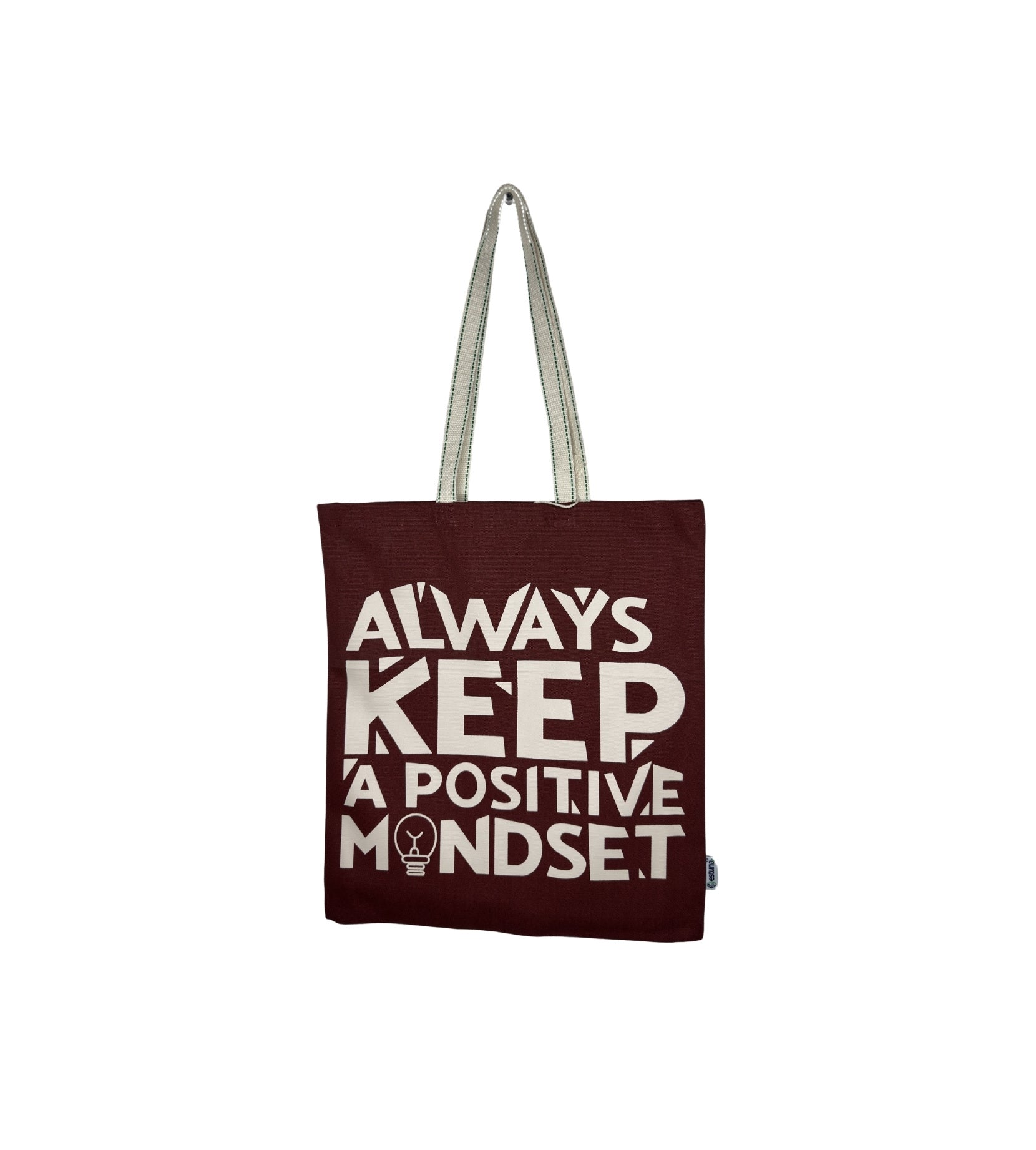Maroon Cotton Tote Bag For Women