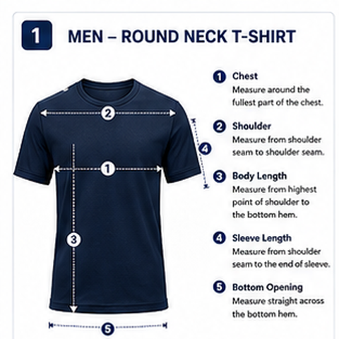 Both Premiume and Basic round neck