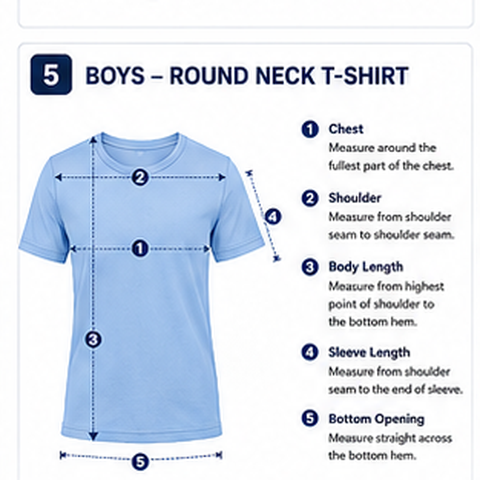 Boys' Round Neck T-Shirt