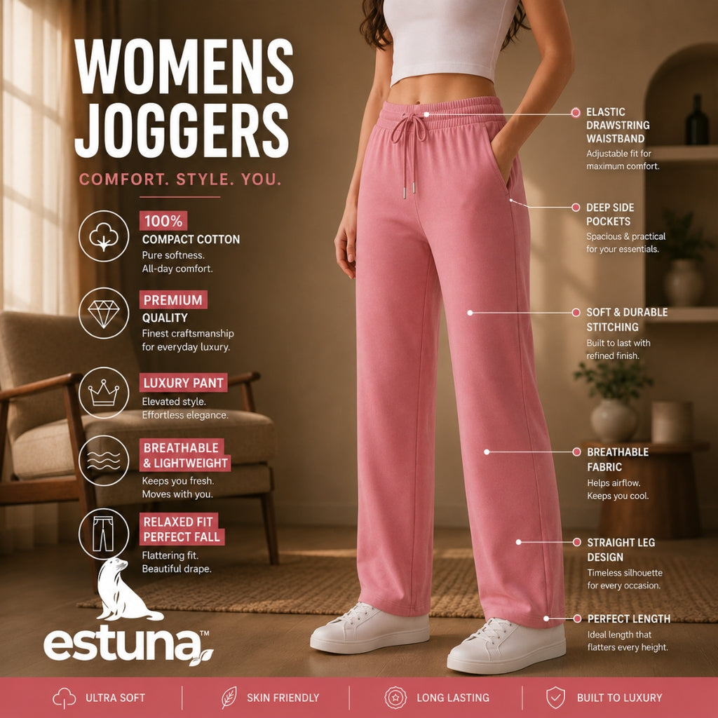 Women's Lt. Pink Jogger Pant