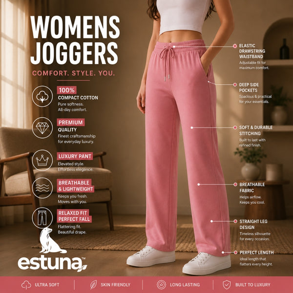 Women's Lt. Pink Jogger Pant