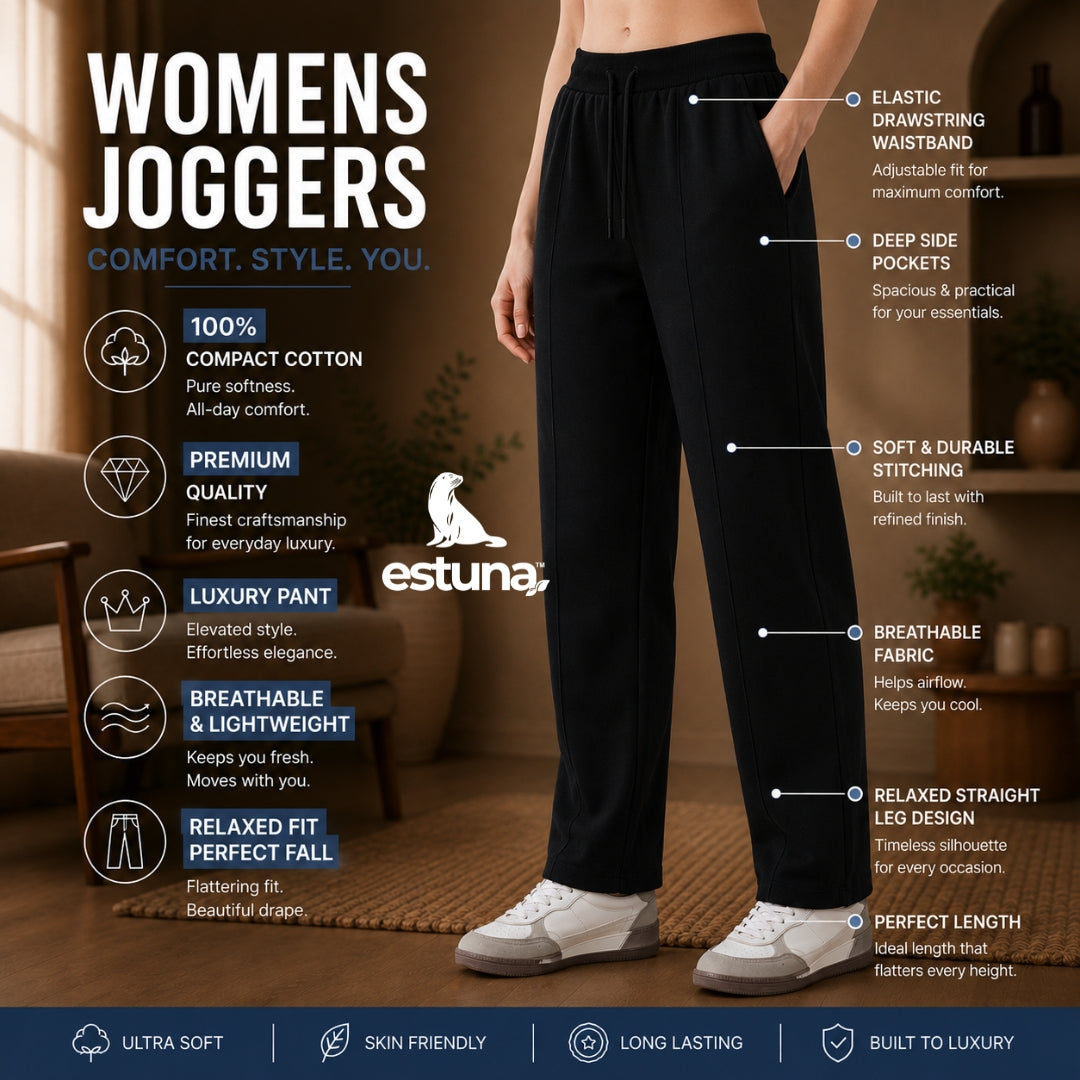 Women's Black Jogger Pant