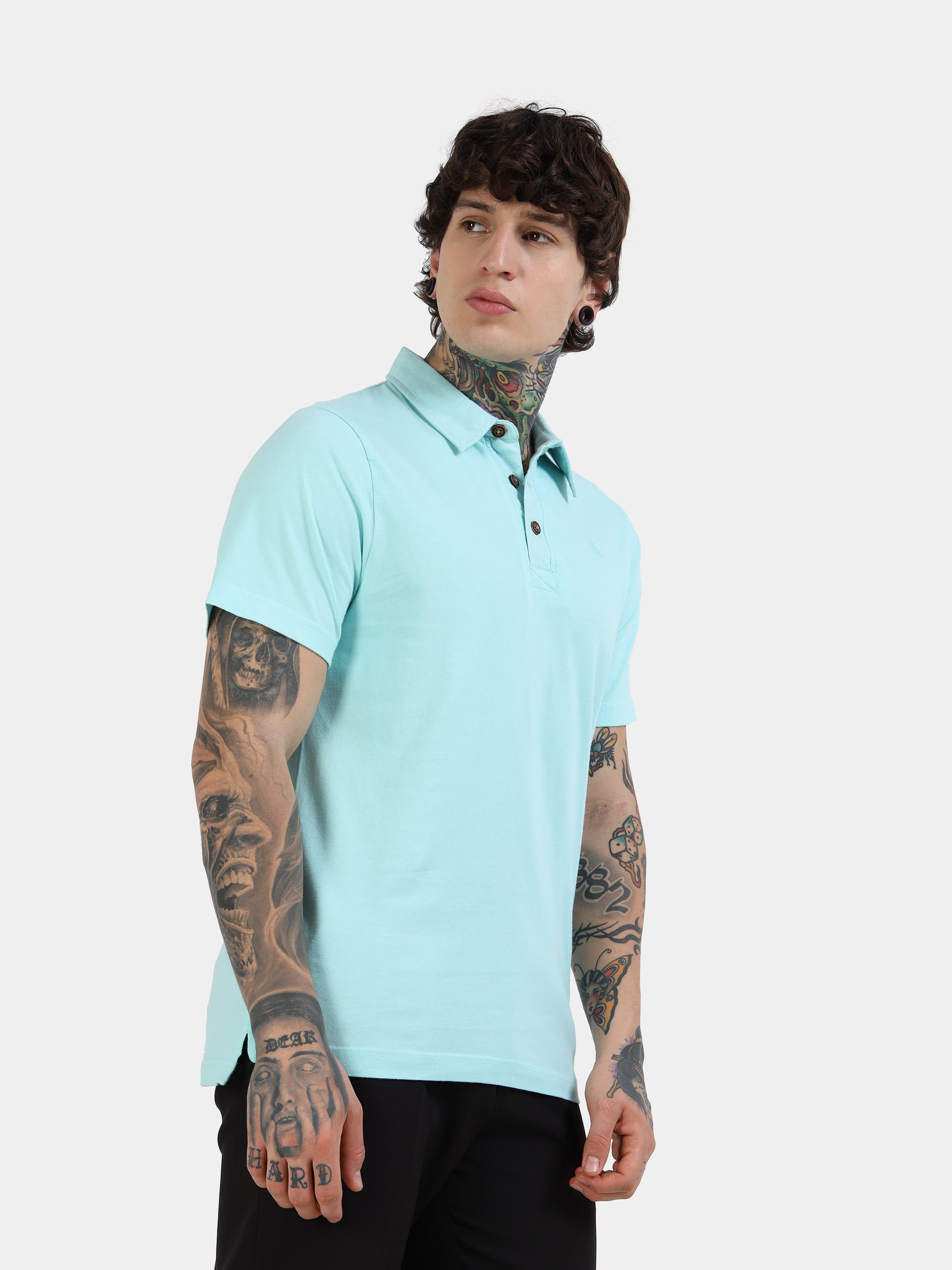 Aqua Self Craft Polo Tee for Men