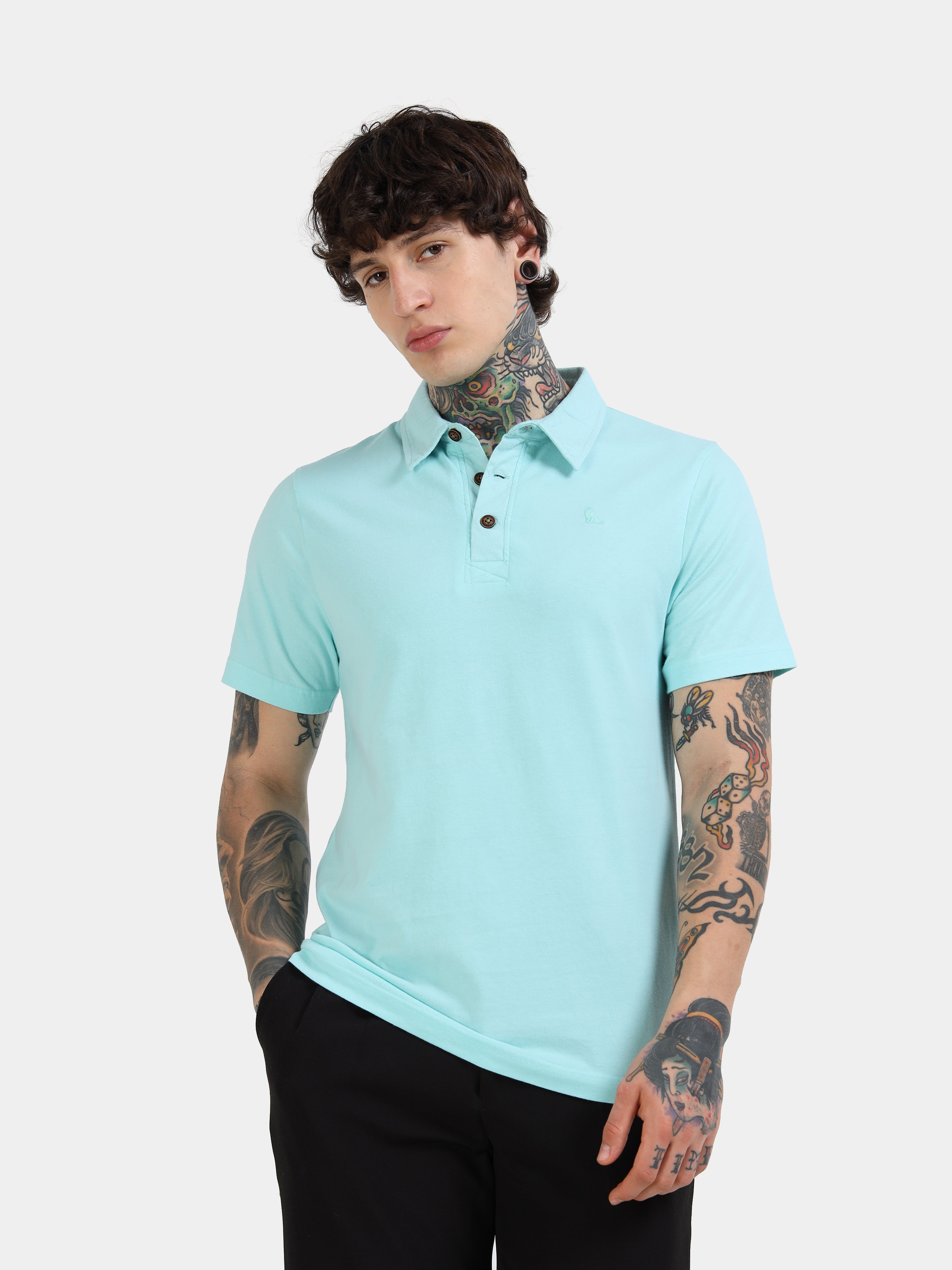 Aqua Self Craft Polo Tee for Men
